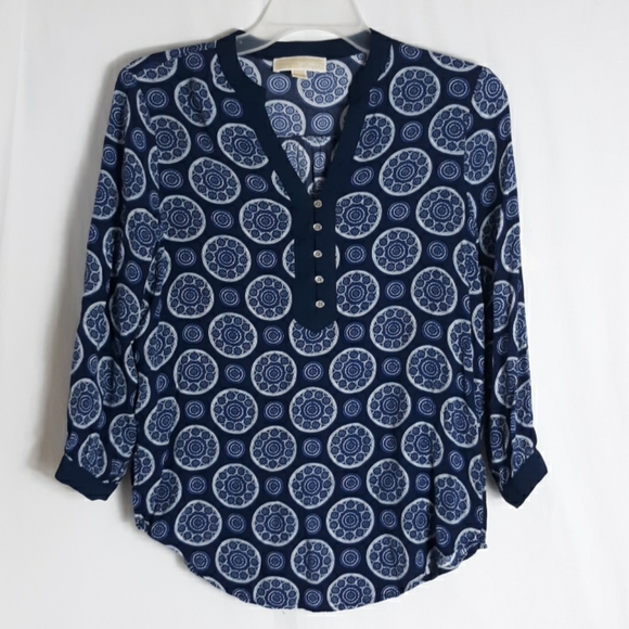 MICHAEL Michael Kors Tops - Michael Michael Kors Women's Medium Navy Blouse